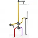 Душевой комплект 250 мм Paini Cox 78CRSET36911SHBATH