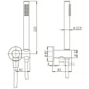 Душевой комплект 250 мм Paini Cox 78CRSET36911SHBATH