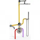 Душевой комплект 250 мм Paini Cox 78CRSET36911THSHBATH
