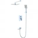 Душевой комплект Wonzon & Woghand Diamond WW-88939011-CR 300 мм, со смесителем, хром
