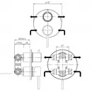 Душевой комплект 250 мм Paini Cox 78PJSET26911BATHHEAD