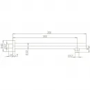 Душевой комплект 250 мм Paini Cox 78PJSET26911BATHHEAD
