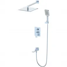 Душевой комплект Wonzon & Woghand Cube WW-88939016-CR 300 мм, со смесителем, хром