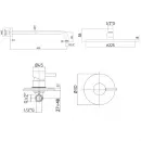 Душевой комплект 225 мм Paffoni Light KITLIG011NO