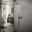 Душевой комплект Timo Saona SX-2359/18SM 300 мм, с термостатом, вороненая сталь