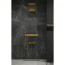 Душевой комплект Boheme Zodiac 133-2-MG 230 мм, с термостатом, золотой матовый