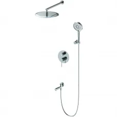 Душевой комплект Wonzon & Woghand Stick WW-88939017-CR 300 мм, со смесителем, хром
