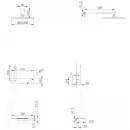 Душевой комплект 300x200 мм Abber Rund AF8750