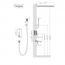 Душевой комплект 325 мм Timo Briana SX-7119/03SM