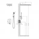 Душевой комплект 325 мм Timo Briana SX-7139/00SM