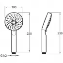 Душевой комплект 200 мм Jacob Delafon Modulo E30759-CP
