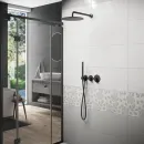 Душевой комплект Timo Saona SX-2359/03SM 300 мм, с термостатом, черный матовый