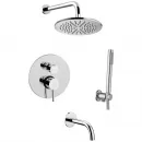 Душевой комплект 225 мм Paffoni Light KITLIG019CR139