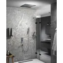 Душевой комплект Timo Petruma SX-5019/18SM 500 мм, с термостатом, вороненая сталь