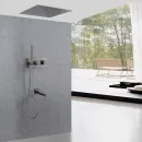 Душевой комплект Abber Daheim AF8254NG 500 мм, с термостатом, никель