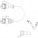 Душевой комплект 247 мм Vincea Inspire VSFW-433TI1CH