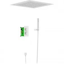 Душевой комплект Timo Petruma SX-5029/16SM 500 мм, с термостатом, белый матовый