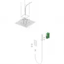 Душевой комплект Timo Petruma SX-5029/16SM 500 мм, с термостатом, белый матовый