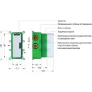 Душевой комплект Timo Petruma SX-5019/17SM 500 мм, с термостатом, золотой матовый