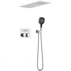 Душевой комплект Vincea VSFW-401TCH 250 мм, с термостатом, хром