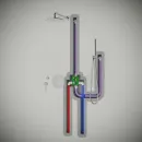 Душевой комплект Timo Saona SX-2369/00SM 250 мм, со смесителем, хром
