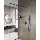 Душевой комплект Timo Saona SX-2369/03SM 250 мм, со смесителем, черный матовый