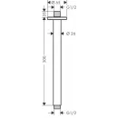 Потолочный кронштейн 300 мм Hansgrohe Vernis Blend 27805670