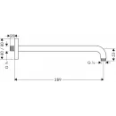 Держатель душа E 389 мм Hansgrohe 27446000