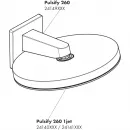 Кронштейн для верхнего душа 151 мм Hansgrohe Pulsify 24149670