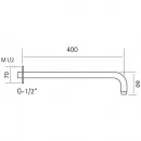 Кронштейн для верхнего душа 400 мм Cisal Xion DS013530D1