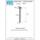 Потолочный кронштейн 400 мм Remer 347N40