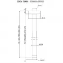 Потолочный кронштейн 400 мм Remer 347N40