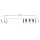 Душевая лейка Bossini Flat One B00270.030
