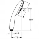 Душевая лейка 110 мм Grohe Tempesta 27852003