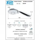 Душевая лейка 95 мм Remer 318F4