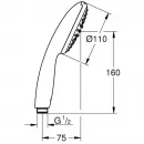 Душевая лейка 110 мм Grohe Tempesta 27923003