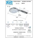 Душевая лейка 120 мм Remer 318F5
