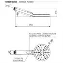 Душевая лейка 120 мм Remer 318MPNOX