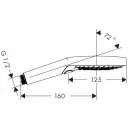 Душевая лейка Hansgrohe Raindance Select S 120 3jet PowderRain 26014000