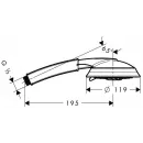 Душевая лейка Hansgrohe Raindance Classic 100 3jet 28548090