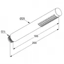 Душевая лейка Kludi Nova Fonte 1S 39120N0-00 1 режим, золотой матовый