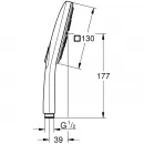 Ручной душ 130 мм Grohe Rainshower SmartActive Cube 26582A00