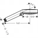 Ручной душ Hansgrohe Crometta Vario, EcoSmart 9 л/мин 26332400