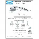 Душевая лейка 90 мм Remer 321GR