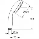 Ручной душ 100 мм Grohe New Tempesta 27852001