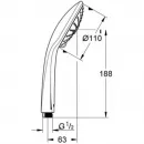 Ручной душ 110 мм Grohe Euphoria 27221000