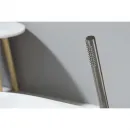 Душевая лейка Aquatek Европа AQ2002BGM 24 мм, 1 режим, оружейная сталь матовый