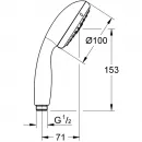 Ручной душ 100 мм Grohe New Tempesta 28419002