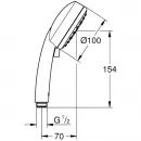 Ручной душ 100 мм Grohe New Tempesta Cosmopolitan 2757120E