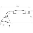 Душевая лейка 78 мм Migliore Provance ML.PRO-8806.CR